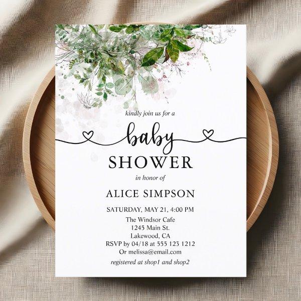 Budget Boho Greenery  Postcard