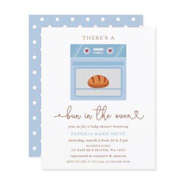 Budget Bun In The Oven Blue Baby Boy Baby Shower