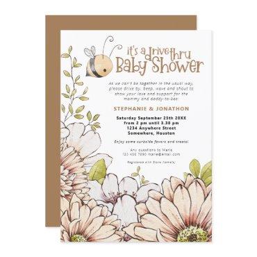 Bumblebee Florals Gold Drive Thru