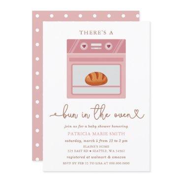 Bun In The Oven Pink Baby Girl