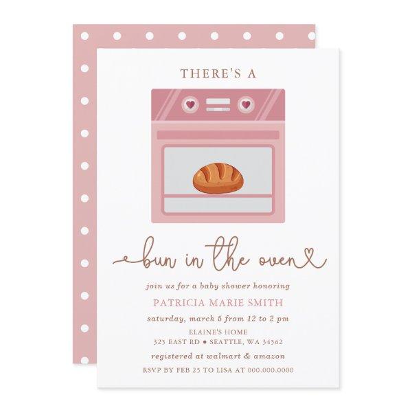 Bun In The Oven Pink Baby Girl