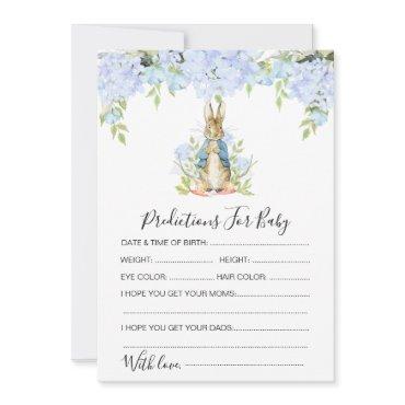 Bunny Predictions For Baby Shower Game