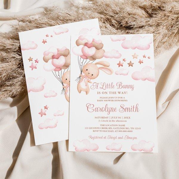 Bunny Rabbit Pink Balloon