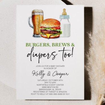 Burgers Brews and Diapers Too!