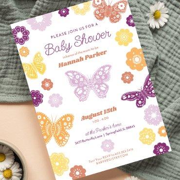 Butterfly Baby Girl Shower