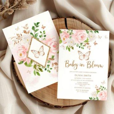 Butterfly Baby in Bloom Blush gold