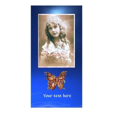 BUTTERFLY BLUE SAPPHIRE,red Card