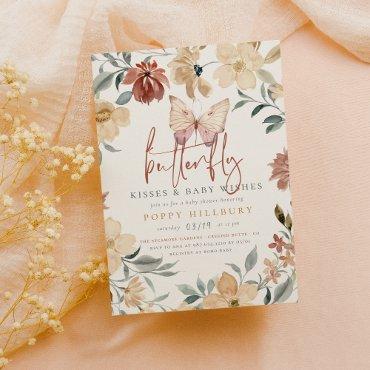 Butterfly Kisses & Baby Wishes Baby Girl Shower