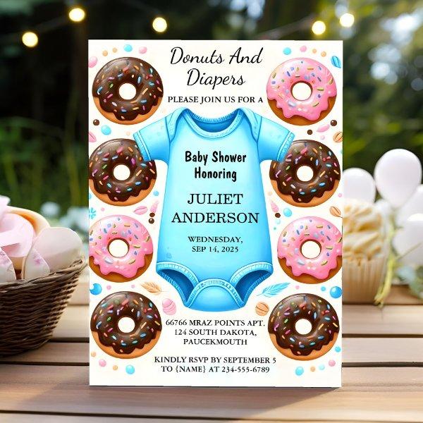 By Dreams Pink Blue Donuts And Diapers