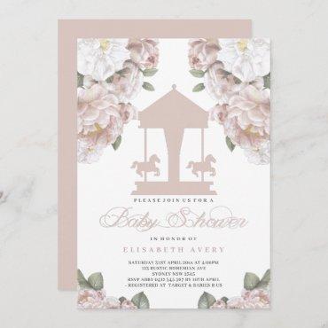 Carousel Floral Soft Pink