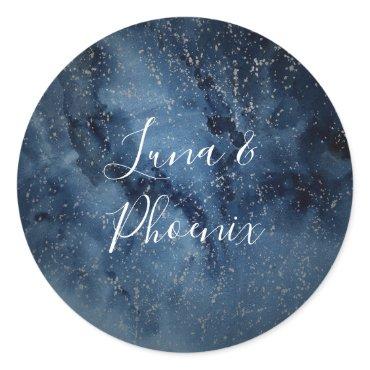 Celestial Night Sky | Silver Envelope Seals