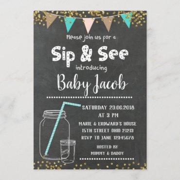 Chalkboard Sip and see