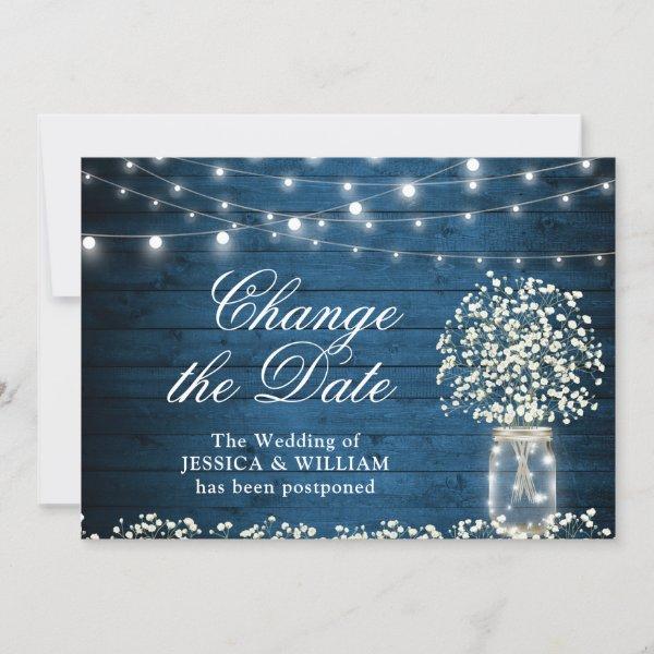 Change the Date Baby's Breath String Lights Rustic