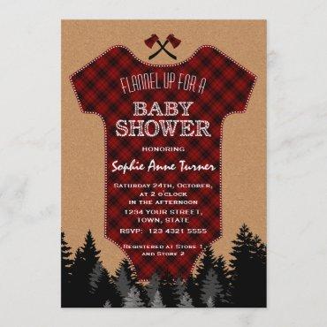 Charm Baby Suit Lumberjack Red Buffalo
