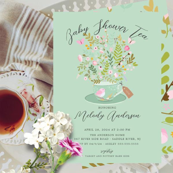 Charming Floral Tea Party