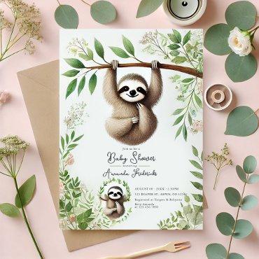 Charming Hanging Sloth