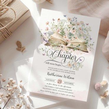 Chic Blush Wildflower Book New Chapter