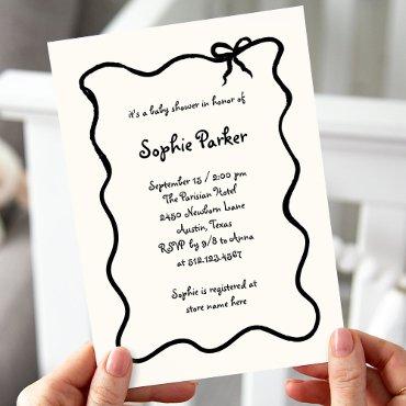 Chic Illustrated French Bow