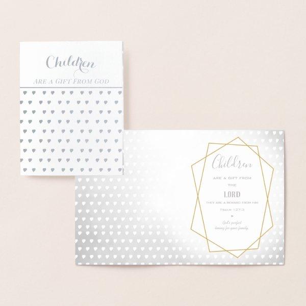 Children are a gift from God Foil Card