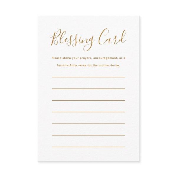 Christian Mother's Blessing Card Prayers Note Card