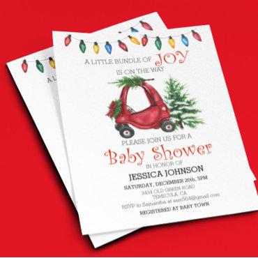 Christmas Child Truck Baby Shower Budget