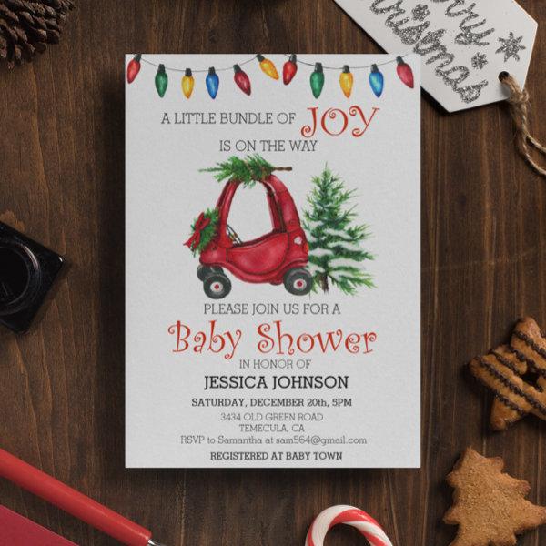 Christmas Child Truck Baby Shower Bundle Joy