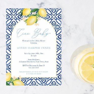 Ciao Baby Lemons Baby Shower Party For Boy