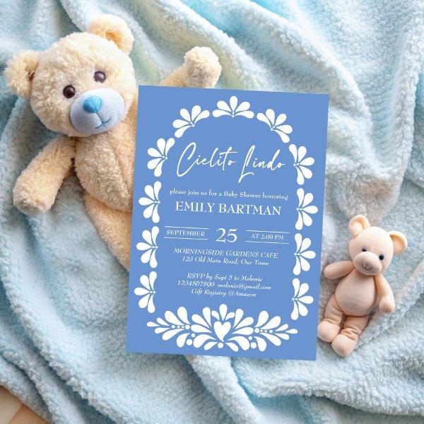 Cielito lindo dusty blue Mexican