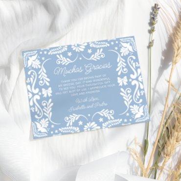 Cielito Lindo Mexican Blue Thank You  Card