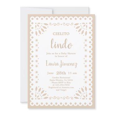 Cielito Lindo Papel Picado Baby Shower Neutral