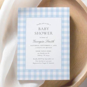 Classic Blue Gingham Boy