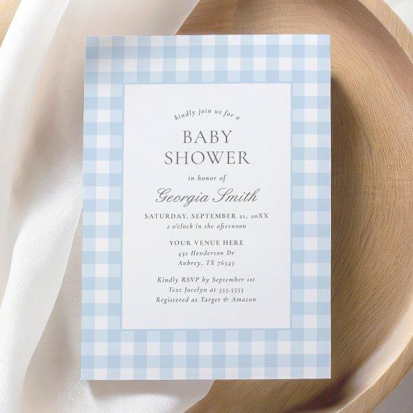 Classic Blue Gingham Boy