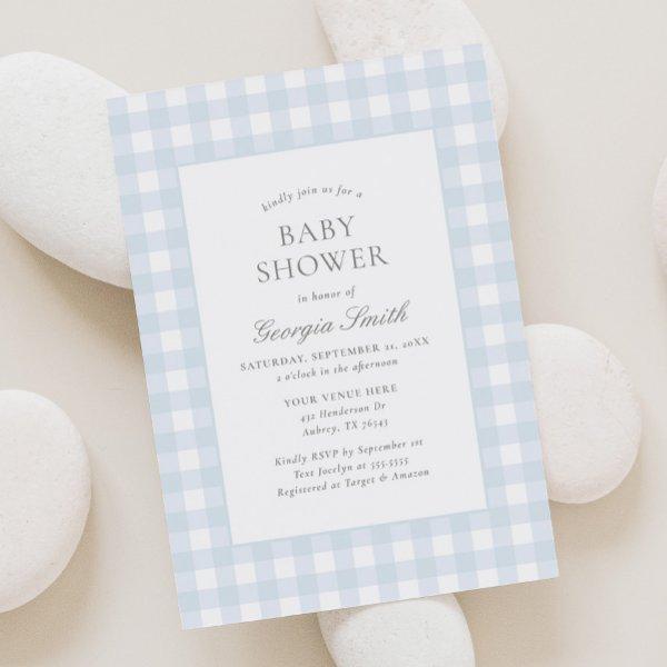 Classic Blue Gingham Boy