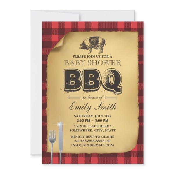 Classic Gingham Pig Roast BBQ