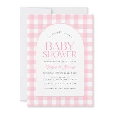 Classic Pink Gingham Girl
