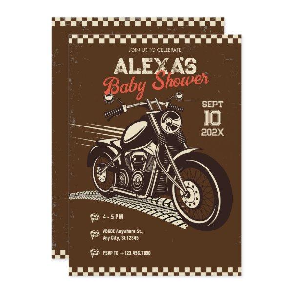Classic vintage motorcyle