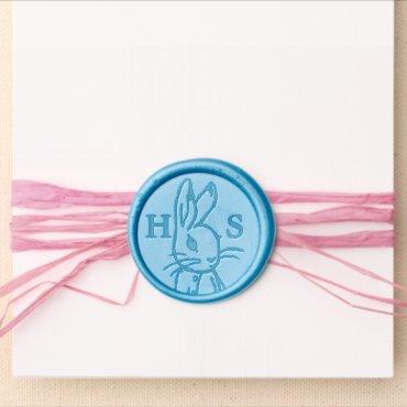 Classic Vintage Peter the Rabbit Baby Shower  Wax Seal Sticker