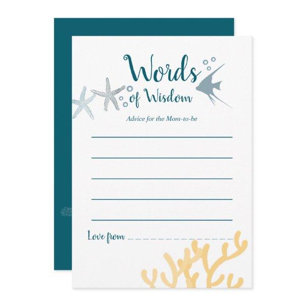Color trend Under the Sea Baby Shower Mom Advice