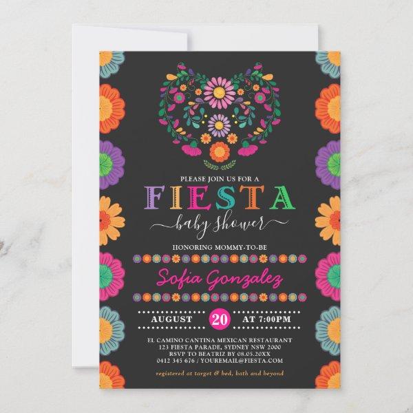 Colorful Fiesta Baby Shower Mexican Flowers