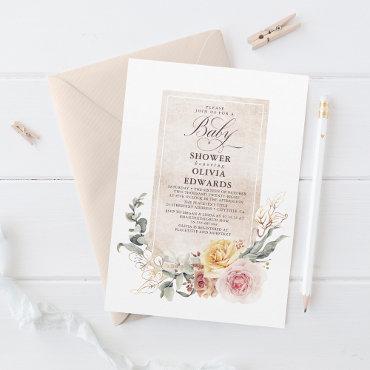 Colorful Garden Flowers Elegant Boho