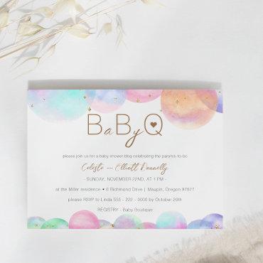 Colorful Rainbow Bubbles Baby-Q BBQ