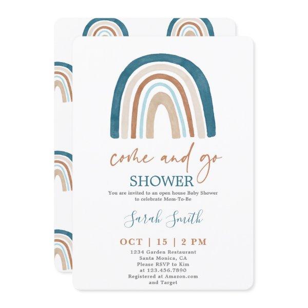 Come and Go Rainbow Baby Shower boy