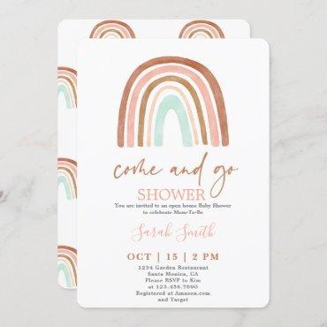 Come and Go Rainbow Baby Shower girl