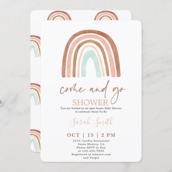 Come and Go Rainbow Baby Shower girl