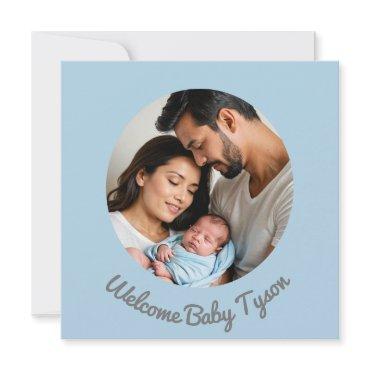Congratulations new baby boy blue, welcome baby