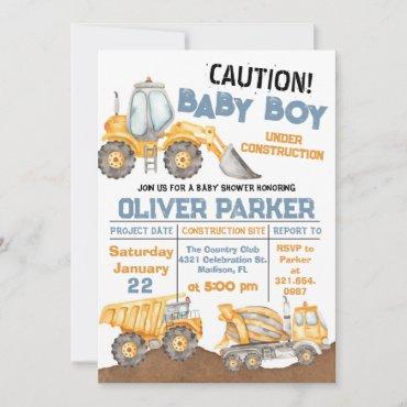 Construction Baby Shower Dump Truck Party
