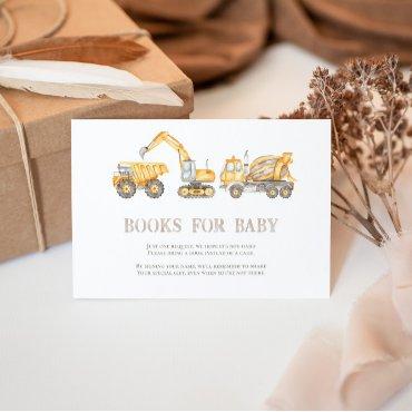 Construction Books for Baby Enclosure Card