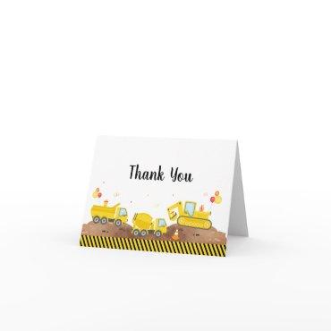 Construction Truck Dump Truck Digger Thank You