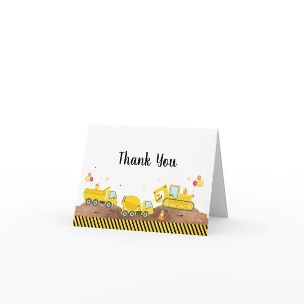 Construction Truck Dump Truck Digger Thank You