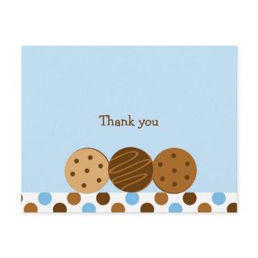 Cookies and Milk Thank You Note Cards